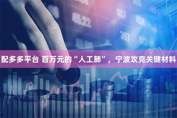 配多多平台 百万元的“人工肺”，宁波攻克关键材料